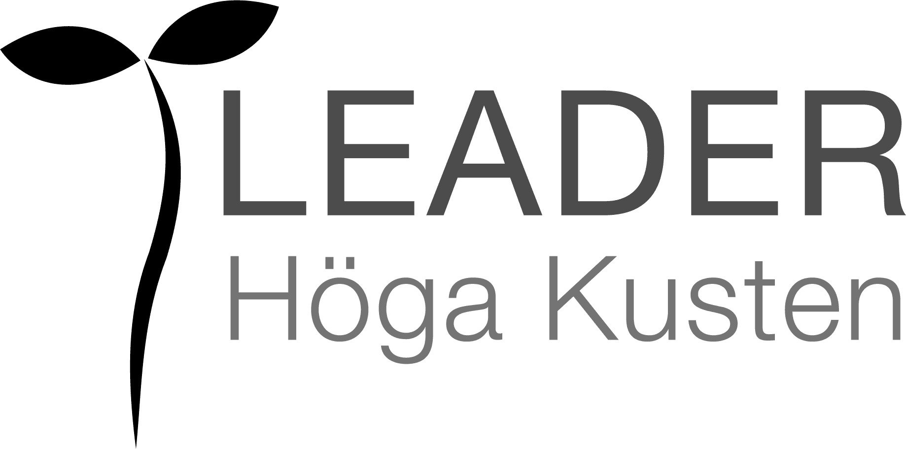 Logotyp: Leader Höga kusten.
