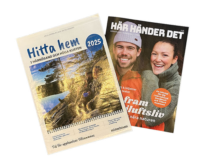 två tidningar